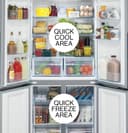 Haier ENERGY STAR® 16.4 Cu. Ft. Quad Door RefrigeratorHaier ENERGY STAR® 16.4 Cu. Ft. Quad Door Refrigerator view 2