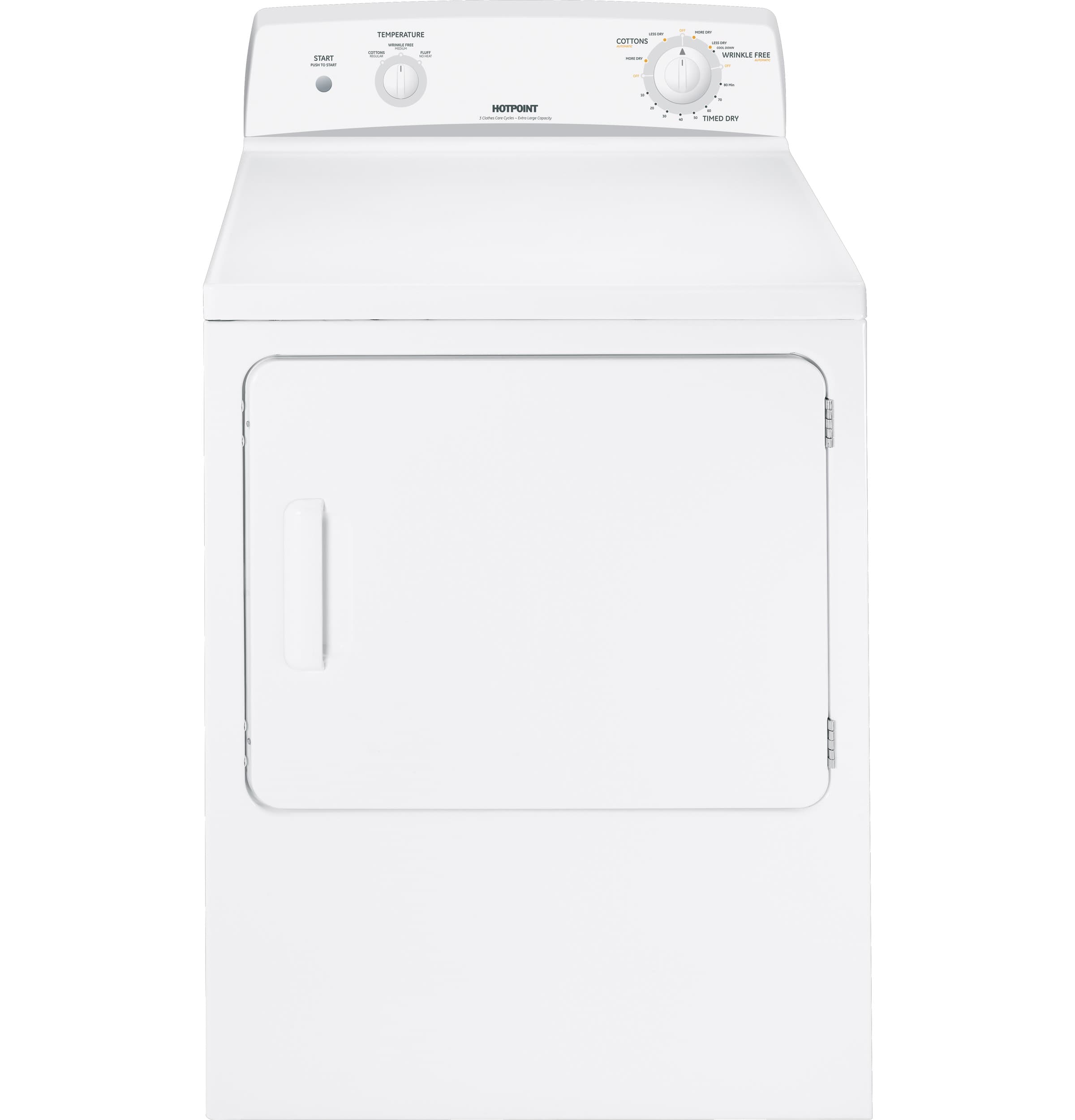Hotpoint® 6.0 cu. ft. capacity Dura Drum electric dryer