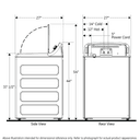 3.8 DOE cu. ft. capacity stainless steel basket washer view 7