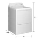 6.2 Cu. Ft. Capacity Electric Dryer With Up To 120 Ft. Venting And Shallow Depth view 13