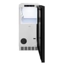 ZLINE Autograph Edition 15 in. Touchstone Clear Cube Ice Maker with Drain Pump and Panel Ready Door with Champagne Bronze Handle (ICCDPZ-15-CB) view 4