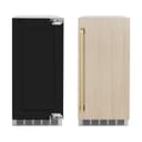 ZLINE Autograph Edition 15 in. Touchstone Clear Cube Ice Maker with Drain Pump and Panel Ready Door with Champagne Bronze Handle (ICCDPZ-15-CB) view 5