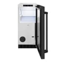15 in. Touchstone Gourmet Ice Maker with Drain Pump and Black Stainless Steel Door view 3