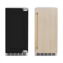 ZLINE Autograph Edition 15 in. Touchstone Gourmet Ice Maker with Drain Pump and Panel Ready Door with Polished Gold Handle (IGMDPZ-15-G) view 5