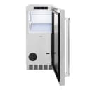 ZLINE 15 in. Touchstone Gourmet Ice Maker with Drain Pump and Solid Stainless Steel Door (IGMD-ST-15) view 2