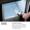 ZLINE 15 in. Touchstone Gourmet Ice Maker with Drain Pump and Solid Stainless Steel Door (IGMD-ST-15) view 9