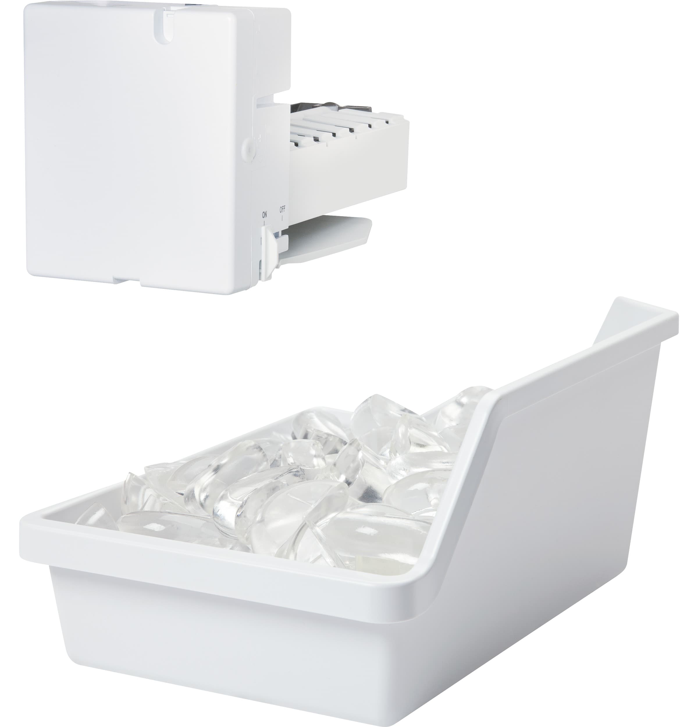 GE Appliances IM4D Refrigerator Icemaker Kit – Automatic Ice Maker for Top-Freezer & Select Bottom-Freezer Refrigerators