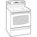 30" Free-Standing Electric Convection Range view 2