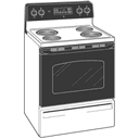 30" Free-Standing Electric Range view 2