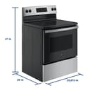 30” Free-standing Electric Radiant Smooth Cooktop Range view 9