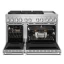 NOIR 48" Dual-Fuel Professional-Style Range with Chrome-Infused Griddle and Steam Assist view 2