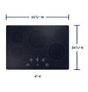 30" Built-In knob Control Electric Cooktop view 3