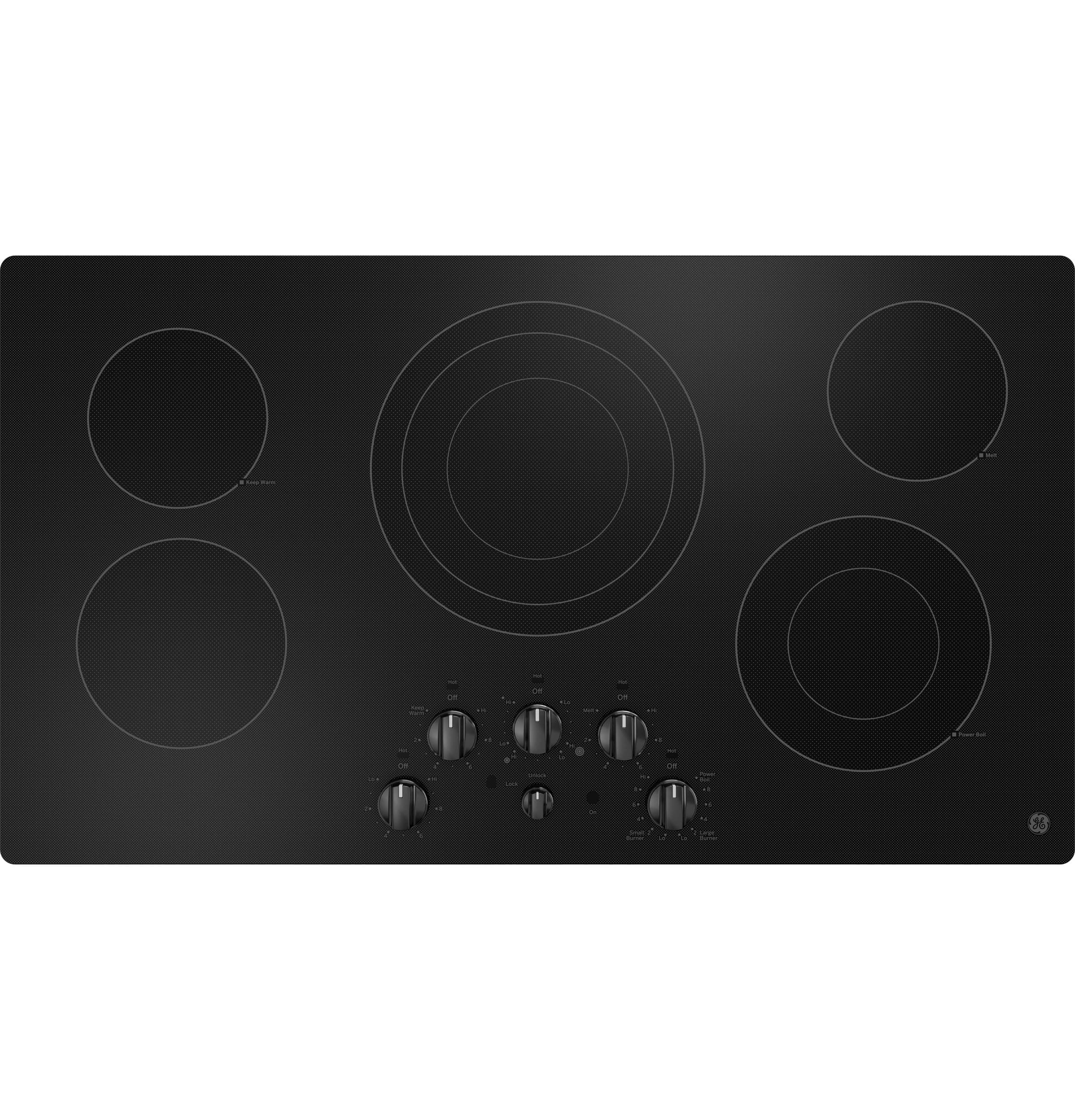 36" Built-In Knob Control Electric Cooktop