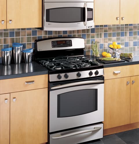 30" Free-Standing Self Clean Convection Gas Range with Warming Drawer