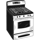 30" Free-Standing Double Oven Range view 3