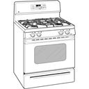 30" Free-Standing Gas Range with Warming Drawer view 2
