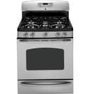 30" Free-Standing Gas Range with Warming Drawer view 2