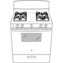 30" Free-Standing Front Control Gas Range view 12