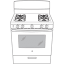 30" Free-Standing Gas Range view 7