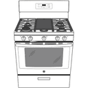 Ge® 30" Free-standing Gas Range view 15