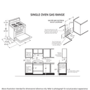 Ge® 30" Free-standing Gas Range view 19