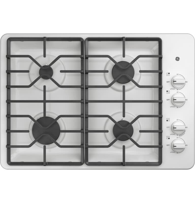 30" Built-In Gas Cooktop with Dishwasher-Safe Grates
