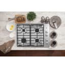 30" Built-In Gas Cooktop with Dishwasher-Safe Grates view 2
