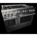 RISE 48" Gas Professional-Style Range with Chrome-Infused Griddle and Grill view 5