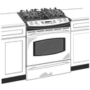 30" Slide-In Gas Range view 4