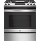 GE® 30" Slide-In Front Control Gas Range view 1