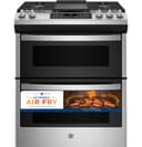 Ge 30" Slide-in Front Control Gas Double Oven Range view 12