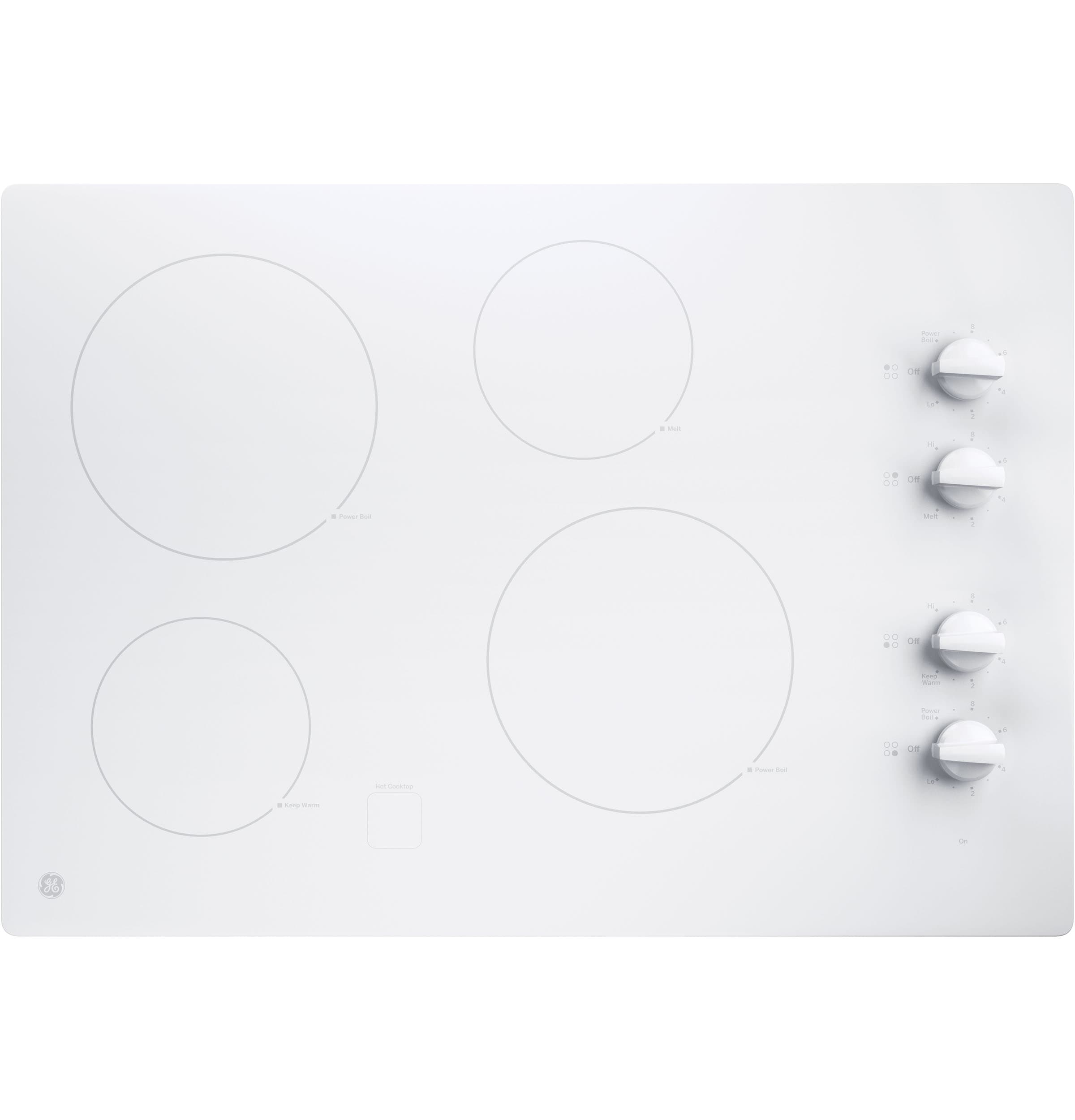 30" Built-In Knob Control Electric Cooktop