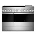 NOIR™ 48" Induction Professional-Style Range with Chrome-Infused Griddle view 1