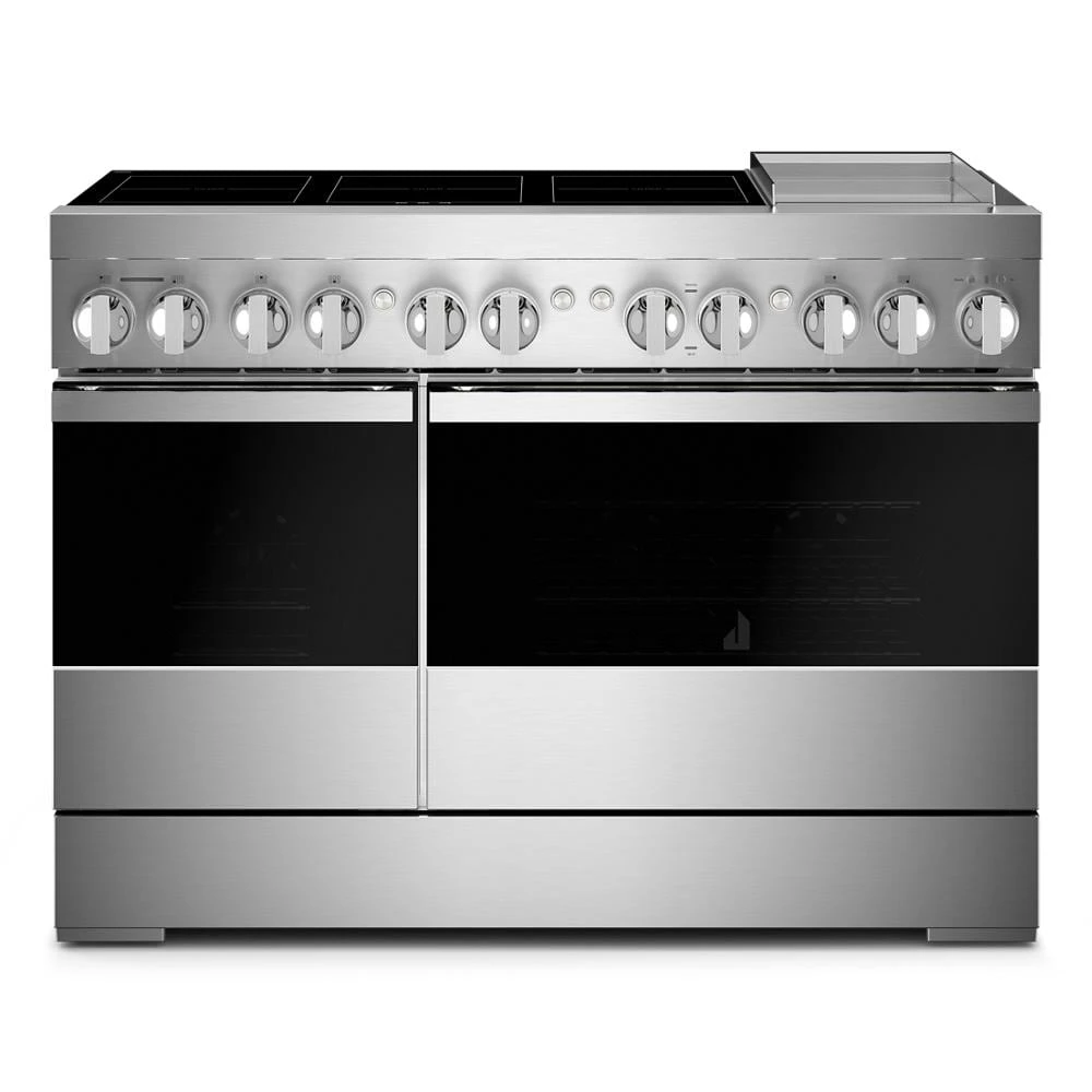 NOIR™ 48" Induction Professional-Style Range with Chrome-Infused Griddle