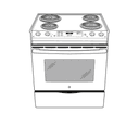 30" Slide-In Front Control Electric Range view 12