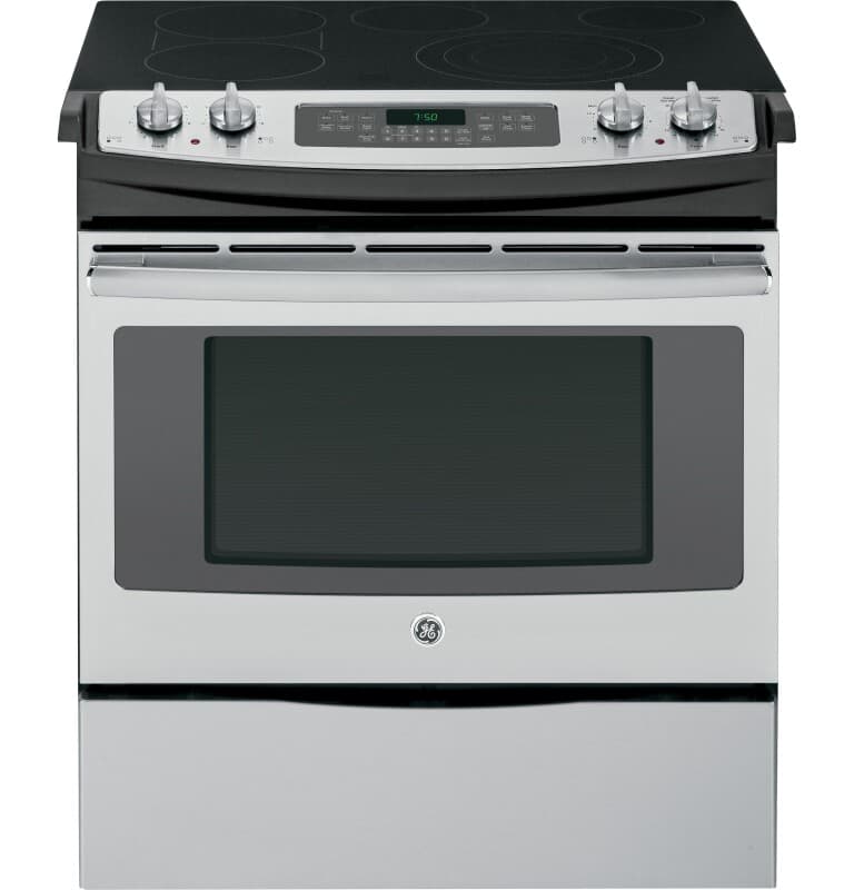 30" Slide-In Front Control Electric Convection Range