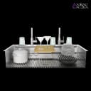 ACQUA 45 in. Undermount 3-Level Workstation MultiSINK with Custom-Fit Accessories view 2