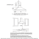 GE® 36" Wall-Mount Pyramid Chimney Hood view 9