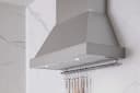 48 Wallmount Canopy and Base Hood, 1 motor 600 CFM view 2