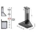 Designer Series Wall Mount Range Hood (KB2-BCXXX) - 30 inch view 11