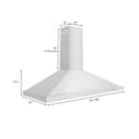 Convertible Vent Wall Mount Range Hood (KB) - 48 Inch view 15
