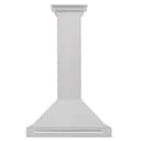30in. Convertible Fingerprint Resistant DuraSnow Stainless Steel Range Hood with Stainless Steel Handle view 5