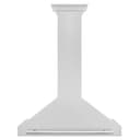 36in. Convertible Fingerprint Resistant DuraSnow Stainless Steel Range Hood with Stainless Steel Handle view 5
