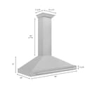 48" DuraSnow® Range Hood with Shell and Handle - DuraSnow® view 7