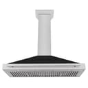 48" DuraSnow® Stainless Steel Range Hood with Shell and Stainless Steel Handle (KB4SNX-48) - Matte view 4