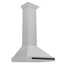 30in. Autograph Edition Convertible Fingerprint Resistant DuraSnow Stainless Steel Range Hood with Matte Black Handle view 1