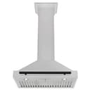30in. Autograph Edition Convertible Fingerprint Resistant DuraSnow Stainless Steel Range Hood with Matte Black Handle view 4