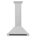 30in. Autograph Edition Convertible Fingerprint Resistant DuraSnow Stainless Steel Range Hood with Matte Black Handle view 5