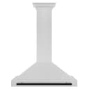 Autograph Edition 36 In. Convertible Satin Stainless Steel Wall Mount Range Hood With Matte Black Handle view 5