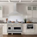 48" Autograph Edition Range Hood with Gold Handle view 2